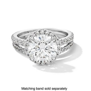 Vera Wang Love Collection 3.69 CT. T.W. Certified Lab-Created Diamond Frame Engagement Ring in 14K Gold (F/VS2