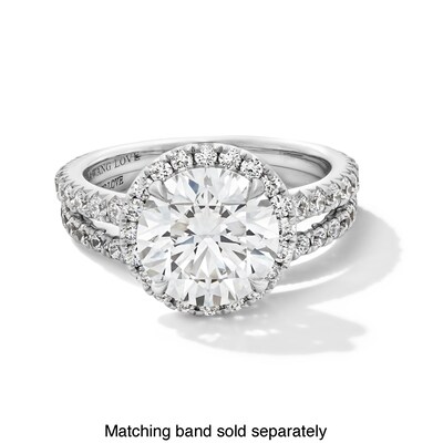 Vera Wang Love Collection 3.69 CT. T.W. Certified Lab-Created Diamond Frame Engagement Ring in 14K Gold (F/VS2