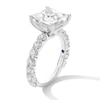 Thumbnail Image 3 of Vera Wang Love Collection 5.45 CT. T.W. Princess-Cut Certified Lab-Grown Diamond Engagement Ring in 14K White Gold