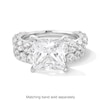 Thumbnail Image 5 of Vera Wang Love Collection 5.45 CT. T.W. Princess-Cut Certified Lab-Grown Diamond Engagement Ring in 14K White Gold