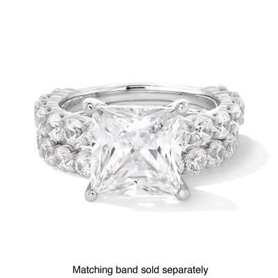 Vera Wang Love Collection 5.45 CT. T.W. Princess-Cut Certified Lab-Created Diamond Engagement Ring in 14K White Gold