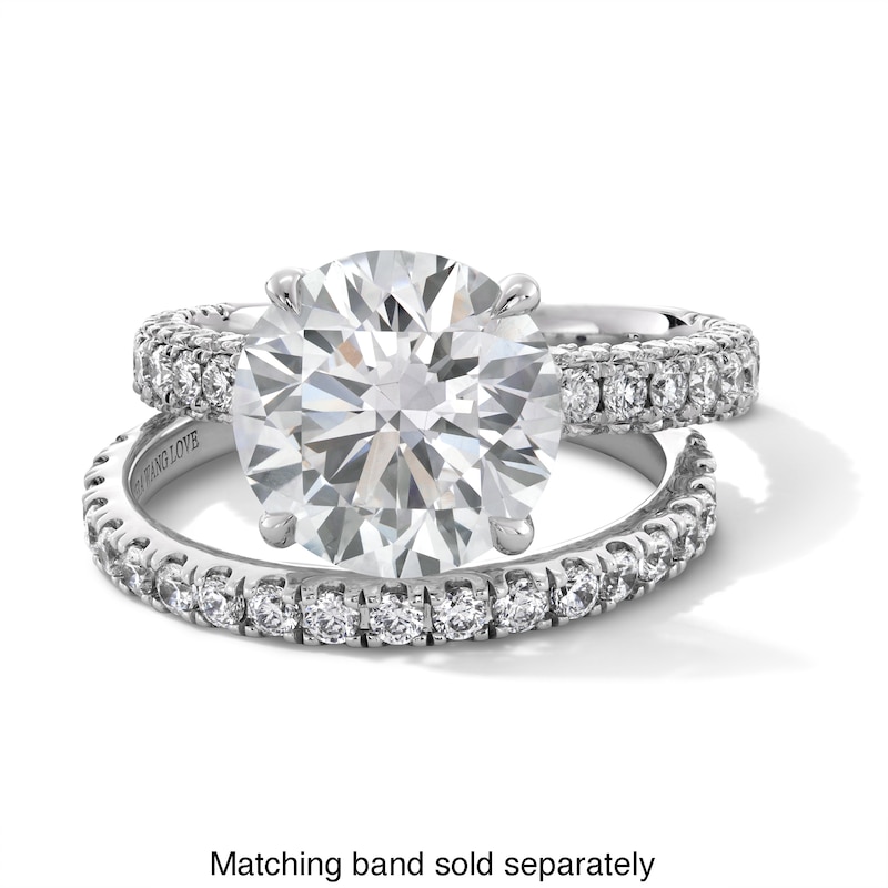 Main Image 4 of Vera Wang Love Collection 4.80 CT. T.W. Certified Lab-Grown Diamond Engagement Ring in 14K White Gold (F/VS2)