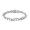 Thumbnail Image 1 of 10.00 CT. T.W. Certified Lab-Grown Diamond Tennis Bracelet in 10K White Gold (I/SI2)