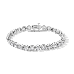 10.00 CT. T.W. Certified Lab-Grown Diamond Tennis Bracelet in 10K White Gold (I/SI2)