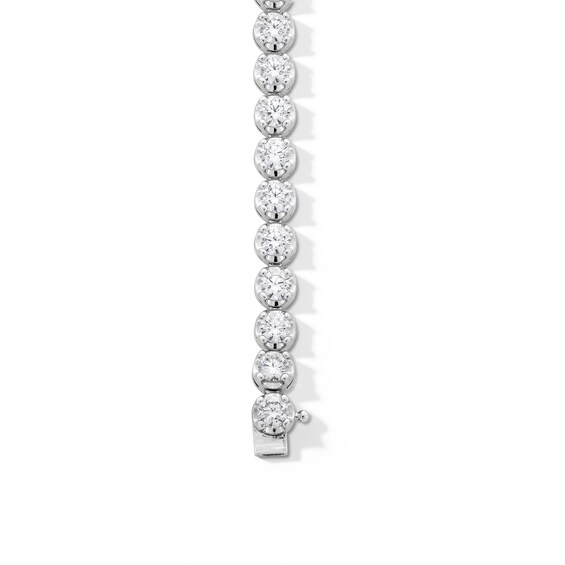 10.00 CT. T.W. Certified Lab-Created Diamond Tennis Bracelet in 10K White Gold (I/SI2)