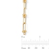 Thumbnail Image 2 of 4.6mm Stirrup Chain Bracelet in Hollow 14K Gold – 8.0"