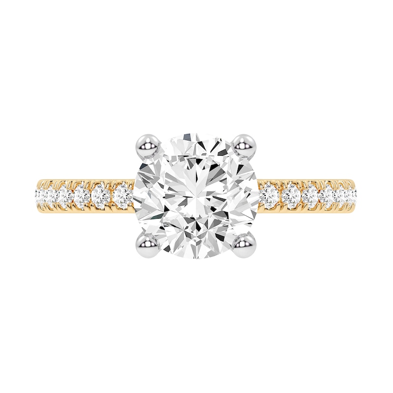 Main Image 3 of 2.25 CT. T.W. Certified Lab-Grown Diamond Engagement Ring in 14K Gold (F/VS2)