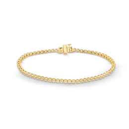 1.00 CT. T.W. Certified Lab-Grown Diamond Tennis Bracelet in Sterling Silver with 10K Gold Plate (F/SI2)