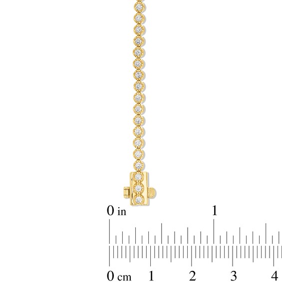 1.00 CT. T.W. Certified Lab-Created Diamond Tennis Bracelet in Sterling Silver with 10K Gold Plate (F/SI2)