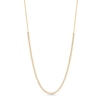 Thumbnail Image 1 of 1.00 CT. T.W. Certified Lab-Grown Diamond Line Necklace in Sterling Silver with 10K Gold Plate (F/SI2)