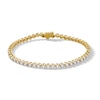 Thumbnail Image 1 of 3.00 CT. T.W. Certified Lab-Grown Diamond Tennis Bracelet in Sterling Silver with 10K Gold Plate (F/SI2)