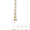 Thumbnail Image 2 of 3.00 CT. T.W. Certified Lab-Grown Diamond Tennis Bracelet in Sterling Silver with 10K Gold Plate (F/SI2)