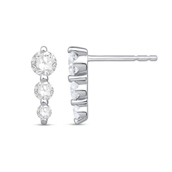 Shooting Star 0.50 CT. T.w. Certified Lab-Created Diamond Trio Drop