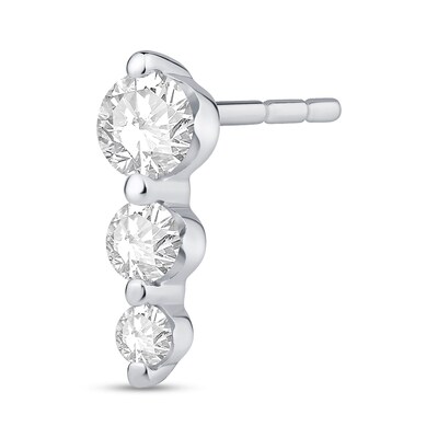 Shooting Star 0.50 CT. T.W. Certified Lab-Created Diamond Trio Drop Earrings in 10K Gold (F/VS2