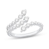 Thumbnail Image 1 of Shooting Star 0.70 CT. T.W. Certified Lab-Grown Diamond Split Bypass Ring in 10K White Gold (F/VS2)