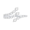 Thumbnail Image 3 of Shooting Star 0.70 CT. T.W. Certified Lab-Grown Diamond Split Bypass Ring in 10K White Gold (F/VS2)