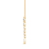 Thumbnail Image 2 of Shooting Star 0.50 CT. T.W. Journey Certified Lab-Grown Diamond Vertical Drop Necklace in 10K Gold (F/VS2)