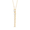 Thumbnail Image 3 of Shooting Star 0.50 CT. T.W. Journey Certified Lab-Grown Diamond Vertical Drop Necklace in 10K Gold (F/VS2)