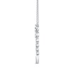 Thumbnail Image 2 of Shooting Star 0.50 CT. T.W. Journey Certified Lab-Grown Diamond Vertical Drop Necklace in 10K White Gold (F/VS2)