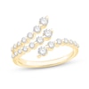 Thumbnail Image 1 of Shooting Star 0.70 CT. T.W. Certified Lab-Grown Diamond Split Bypass Ring in 10K Gold (F/VS2)