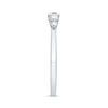 Thumbnail Image 3 of Shooting Star 0.30 CT. T.W. Certified Lab-Grown Diamond Five Stone Band in 10K White Gold (F/VS2)