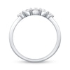 Thumbnail Image 4 of Shooting Star 0.30 CT. T.W. Certified Lab-Grown Diamond Five Stone Band in 10K White Gold (F/VS2)