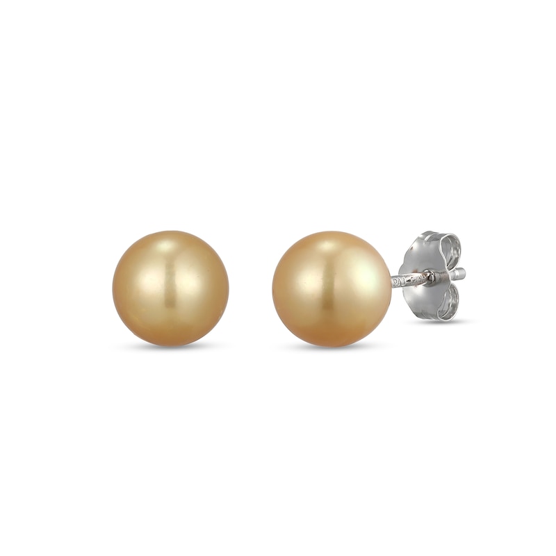 Main Image 4 of 8.0-8.5mm Multi-Colour Freshwater Cultured Pearl Three Pair Stud Earrings Set in Sterling Silver