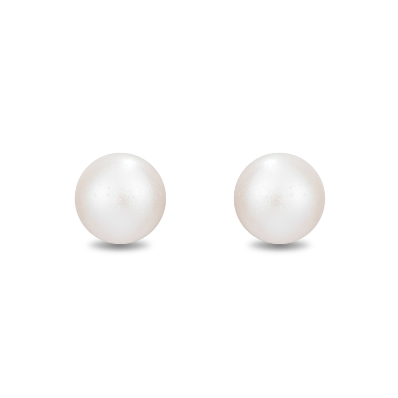 Main Image 2 of Enchanted Disney Ariel Diamond Seashell Pendant and Freshwater Cultured Pearl Earrings Set in Sterling Silver - 19"