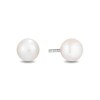 Thumbnail Image 3 of Enchanted Disney Ariel Diamond Seashell Pendant and Freshwater Cultured Pearl Earrings Set in Sterling Silver - 19"