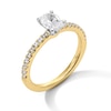 Thumbnail Image 3 of 1.00 CT. T.W. Oval Certified Lab-Grown Diamond Engagement Ring in 14K Gold (F/VS2)