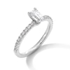Thumbnail Image 3 of 1.00 CT. T.W. Emerald-Cut Certified Lab-Grown Diamond Engagement Ring in 14K White Gold (F/VS2)