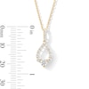 Thumbnail Image 4 of 0.50 CT. T.W. Milestones Diamond Graduated Teardrop Pendant in 10K Gold