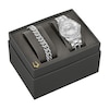 Thumbnail Image 1 of Men’s Bulova Crystal Collection Watch and Cuban Curb Chain Bracelet Box Set (Model: 96K114)