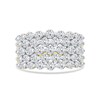 Thumbnail Image 3 of 3.00 CT. T.W. Diamond Multi-Row Scallop Edge Anniversary Band in 10K Gold