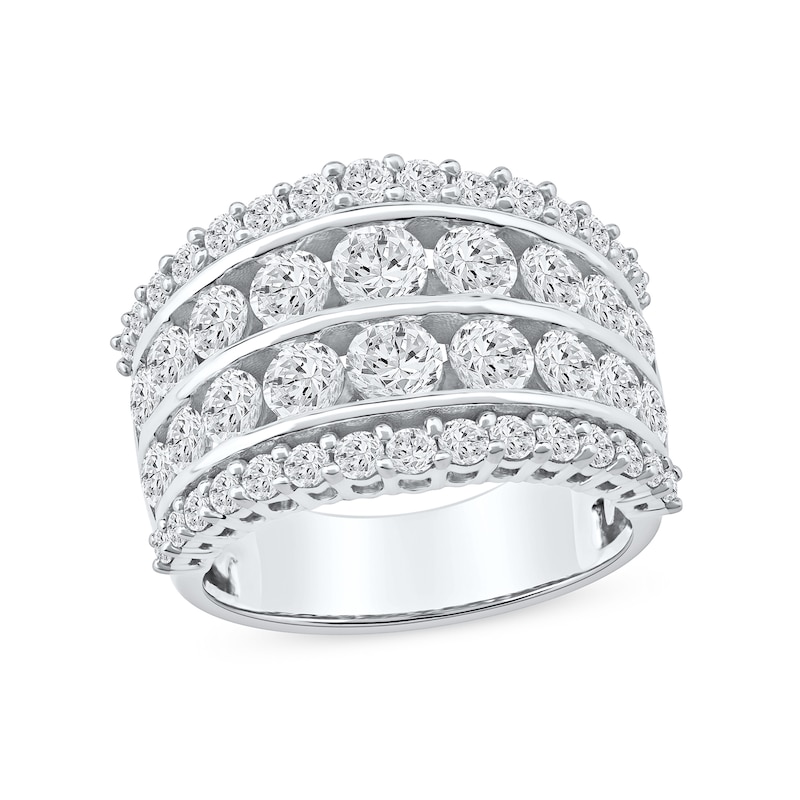 3.00 CT. T.W. Diamond Four-Row Anniversary Band in 10K Gold