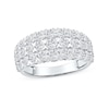 Thumbnail Image 1 of 2.00 CT. T.W. Diamond Triple Row "X" Prong Anniversary Band in 10K White Gold