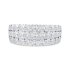 Thumbnail Image 3 of 2.00 CT. T.W. Diamond Triple Row "X" Prong Anniversary Band in 10K White Gold