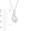 Thumbnail Image 4 of 0.50 CT. T.W. Milestones Diamond Graduated Teardrop Pendant in 10K White Gold
