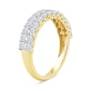 Thumbnail Image 2 of 1.00 CT. T.W. Diamond Double Row Anniversary Band in 10K Gold
