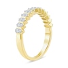 Thumbnail Image 2 of 0.25 CT. T.W. Diamond Stacked Hexagon Anniversary Band in 10K Gold