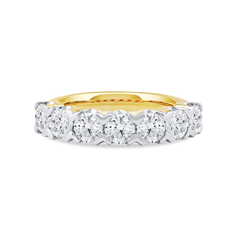 2.33 CT. T.W. Diamond Seven Stone Anniversary Band in 14K Gold