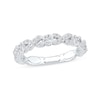 Thumbnail Image 1 of 1.00 CT. T.W. Diamond "XO" Anniversary Band in 10K White Gold