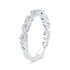 Thumbnail Image 2 of 1.00 CT. T.W. Diamond "XO" Anniversary Band in 10K White Gold