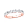 Thumbnail Image 1 of 1.00 CT. T.W. Diamond "XO" Anniversary Band in 10K Rose Gold