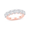 Thumbnail Image 1 of 2.33 CT. T.W. Diamond Seven Stone Anniversary Band in 14K Rose Gold