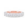 Thumbnail Image 3 of 2.33 CT. T.W. Diamond Seven Stone Anniversary Band in 14K Rose Gold