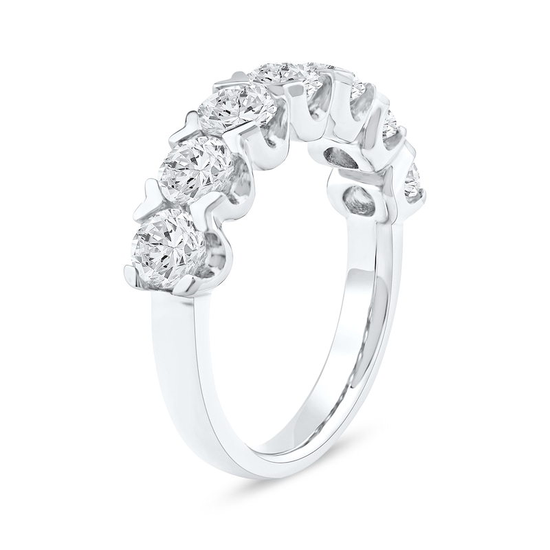 Main Image 2 of 2.33 CT. T.W. Diamond Seven Stone Anniversary Band in 14K White Gold