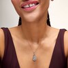 1.00 CT. T.W. Pear-Shaped Multi-Diamond Frame Infinity Drop Pendant in 10K White Gold