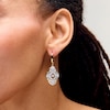 Thumbnail Image 2 of Unstoppable Love™ 0.75 CT. T.W. Diamond Ornate Scrollwork Drop Earrings in 10K Gold