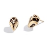 Thumbnail Image 2 of Limor Pear-Shaped Smoky Quartz Owl Stud Earrings in Sterling Silver with 24K Gold Plate